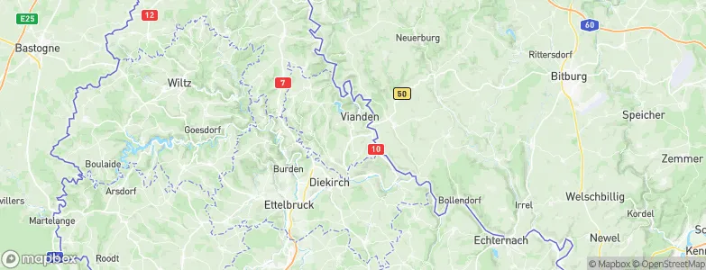 Tandel, Luxembourg Map