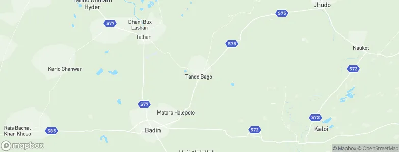 Tando Bago, Pakistan Map