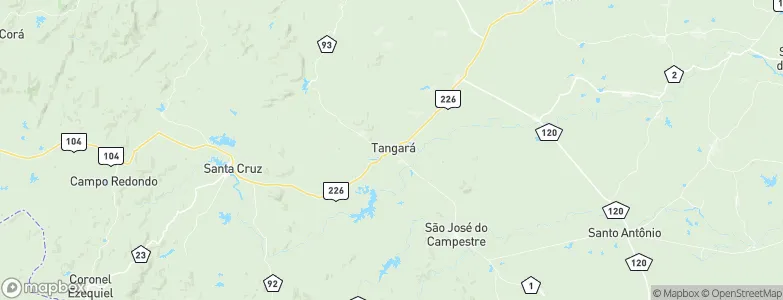 Tangará, Brazil Map