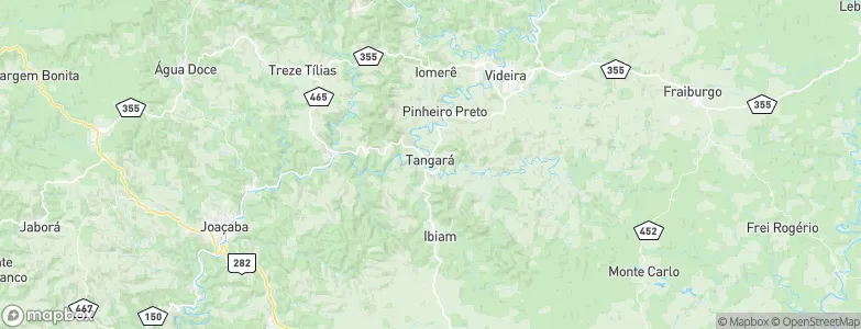 Tangará, Brazil Map