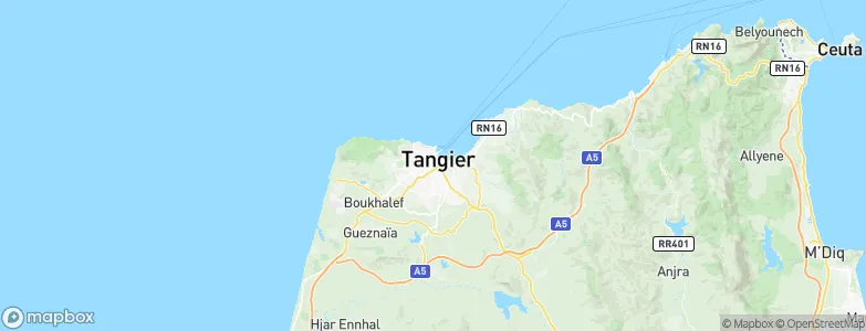 Tanger-Medina, Morocco Map