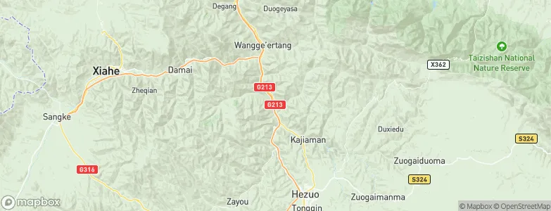 Tangga’an, China Map