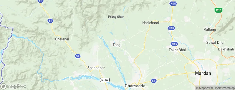 Tangi, Pakistan Map