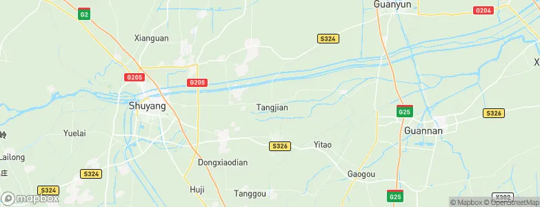 Tangjian, China Map