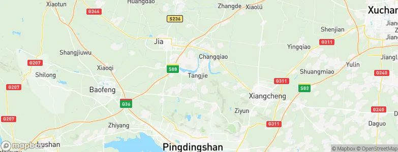 Tangjie, China Map
