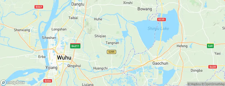 Tangnan, China Map