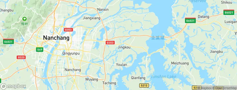 Tangnanzhen, China Map