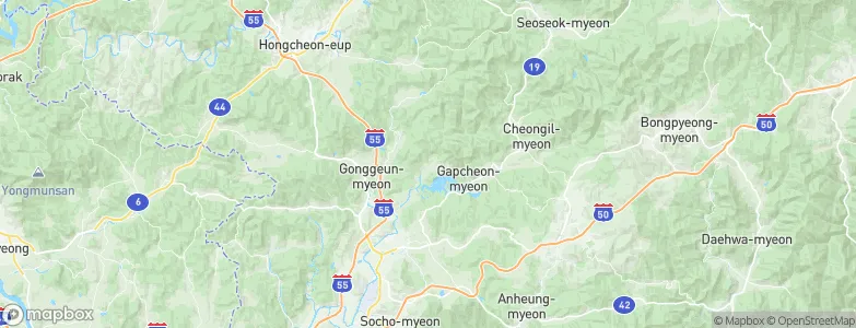 Tangp’yŏng, South Korea Map