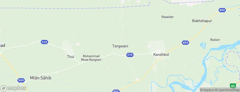 Tangwani, Pakistan Map