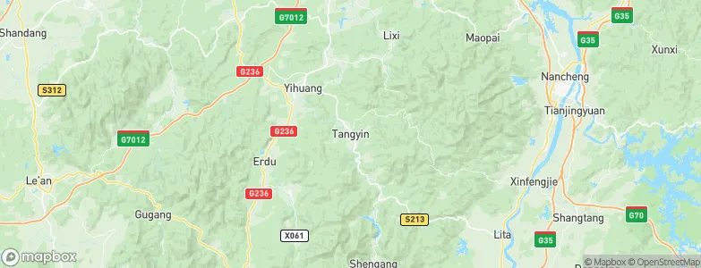 Tangyin, China Map