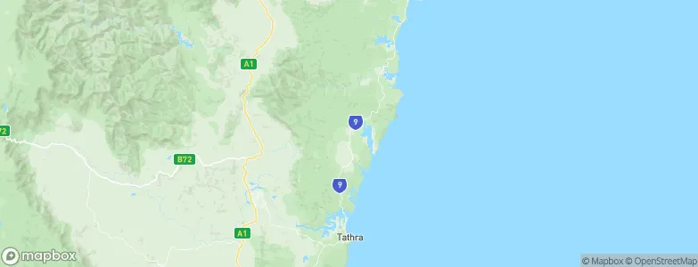Tanja, Australia Map