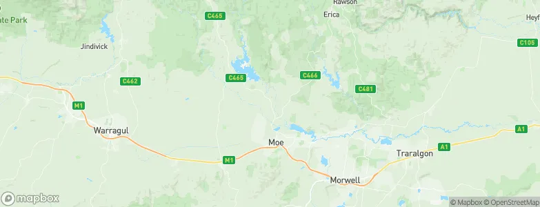 Tanjil South, Australia Map