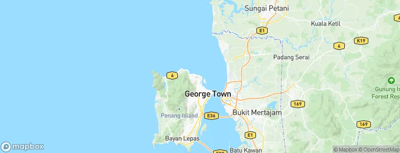 Tanjung Tokong, Malaysia Map