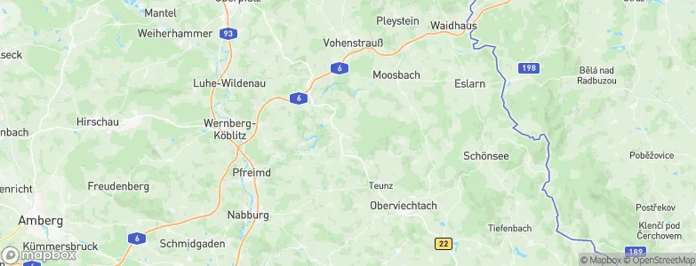 Tännesberg, Germany Map