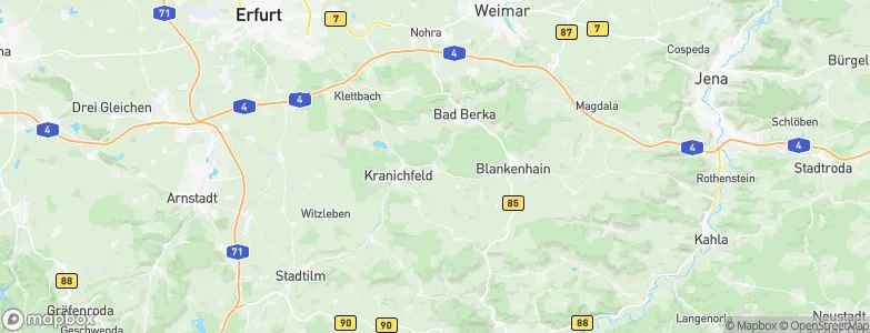 Tannroda, Germany Map