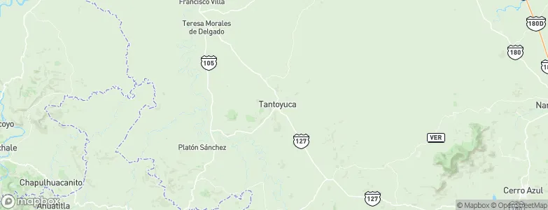 Tantoyuca, Mexico Map
