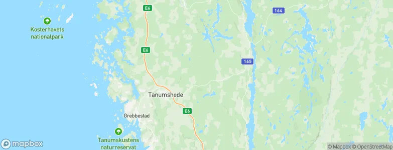 Tanum Municipality, Sweden Map