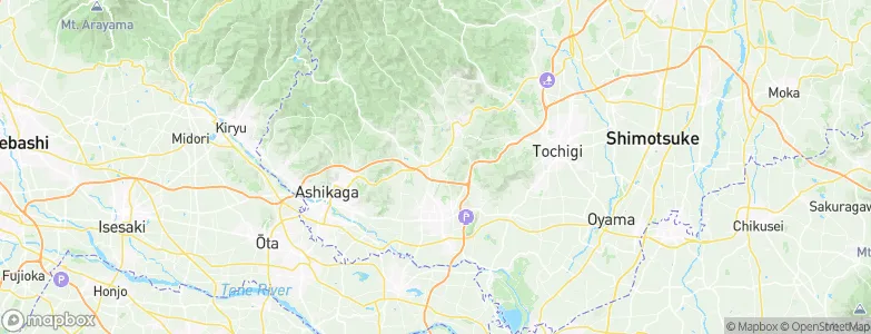 Tanuma, Japan Map
