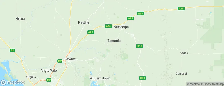 Tanunda, Australia Map
