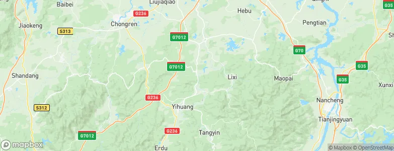 Taobei, China Map