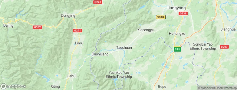 Taochuan, China Map