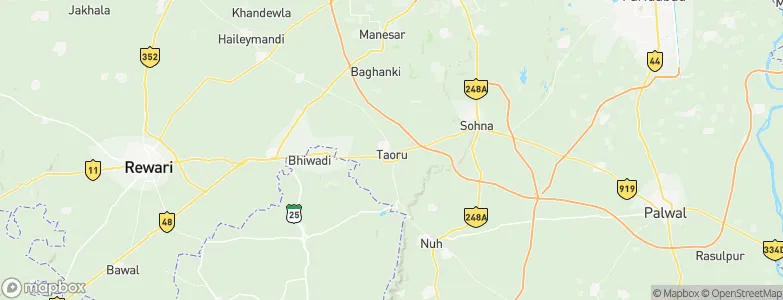 Tāoru, India Map