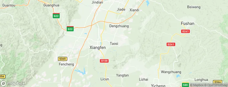 Taosi, China Map