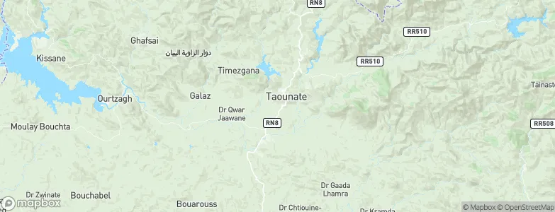 Taounate, Morocco Map