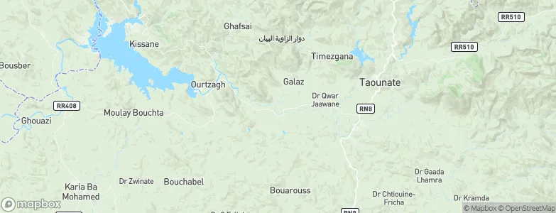 Taounate Province, Morocco Map