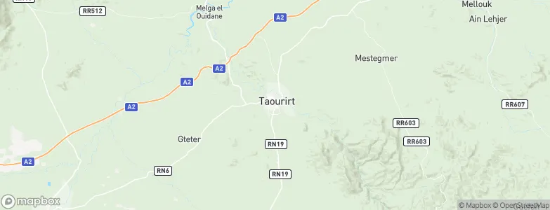 Taourirt, Morocco Map