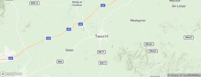 Taourirt, Morocco Map