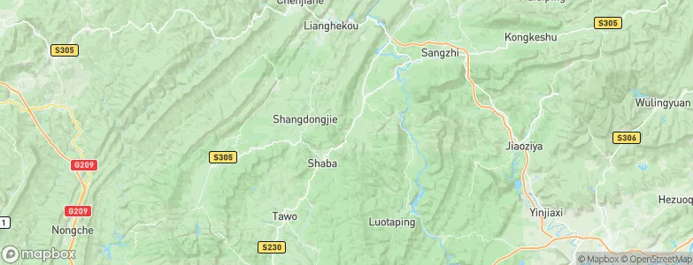 Taozixi, China Map