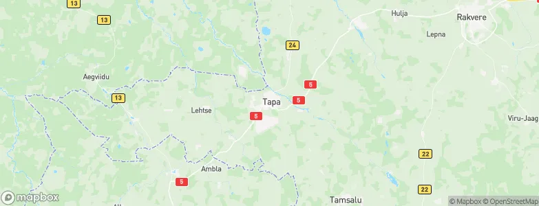 Tapa, Estonia Map