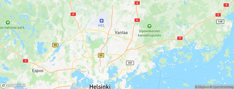 Tapanila, Finland Map