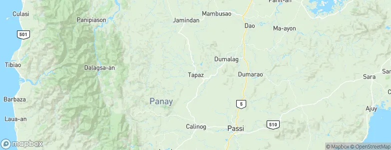 Tapas, Philippines Map