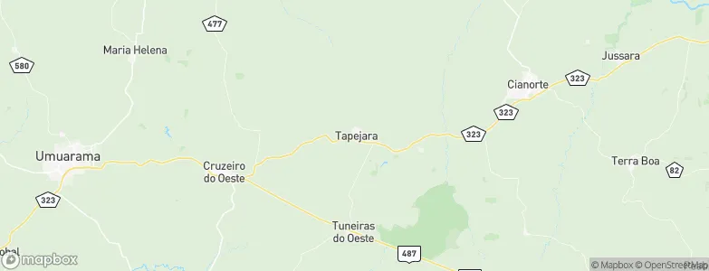 Tapejara, Brazil Map