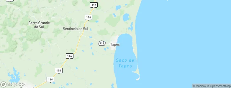 Tapes, Brazil Map