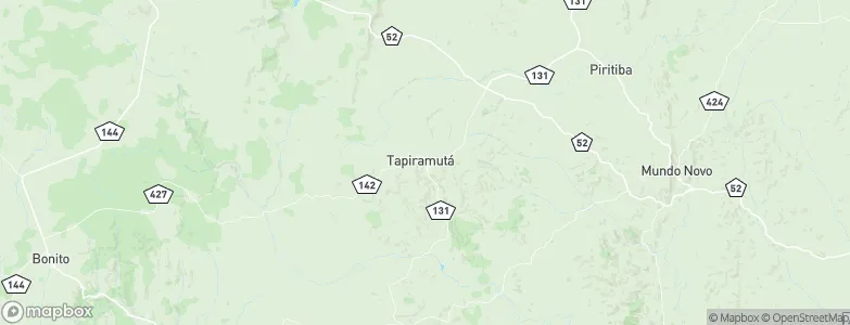 Tapiramutá, Brazil Map