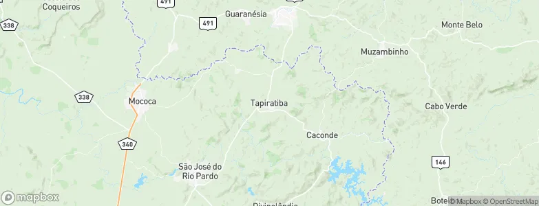 Tapiratiba, Brazil Map