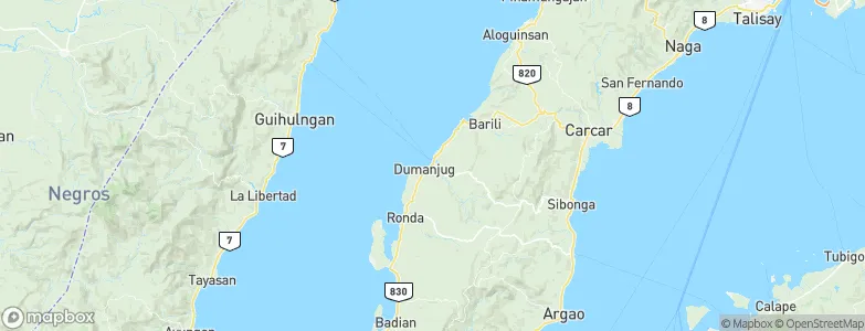 Tapon, Philippines Map