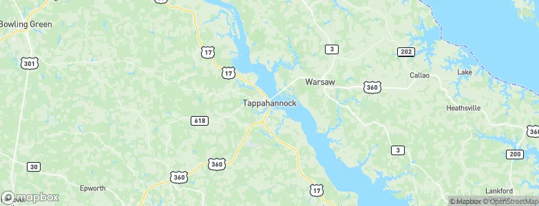 Tappahannock, United States Map