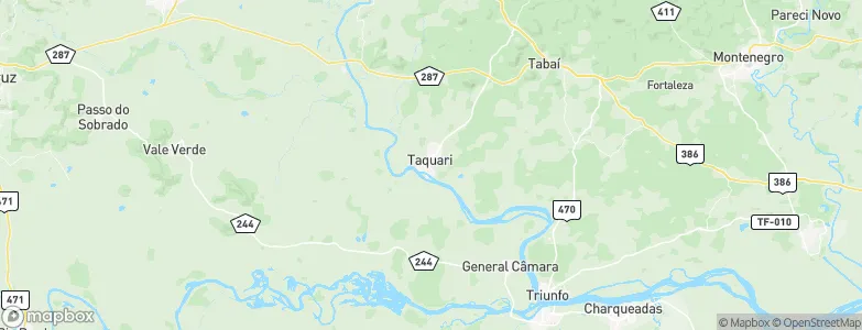 Taquari, Brazil Map
