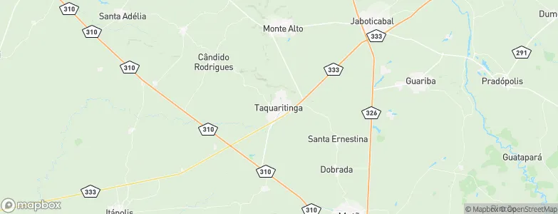 Taquaritinga, Brazil Map