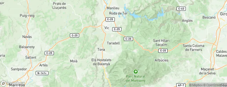 Taradell, Spain Map