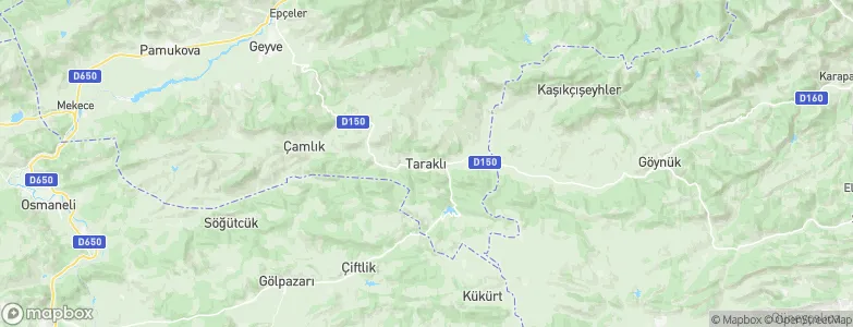 Taraklı, Turkey Map