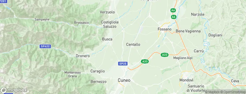 Tarantasca, Italy Map