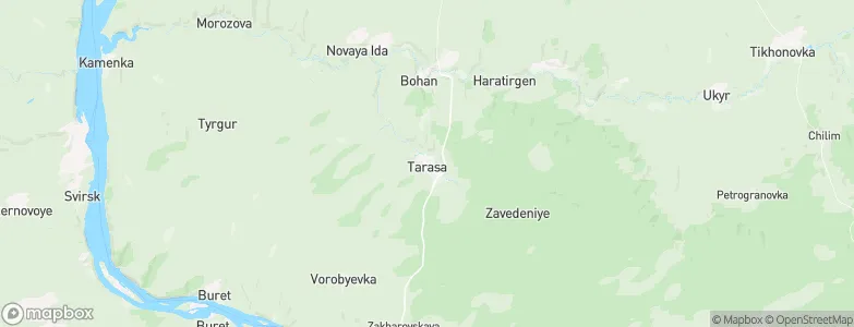 Tarasa, Russia Map