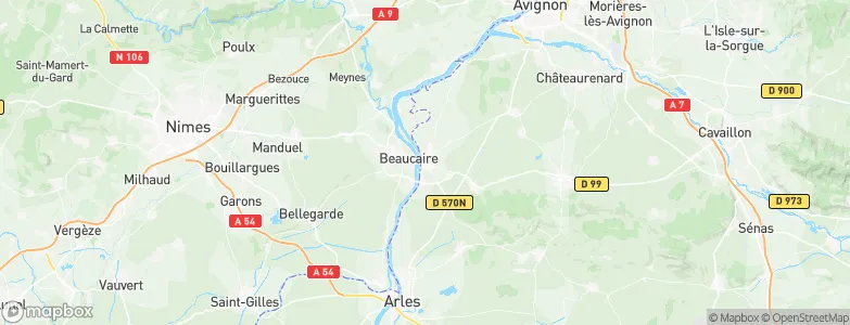 Tarascon, France Map