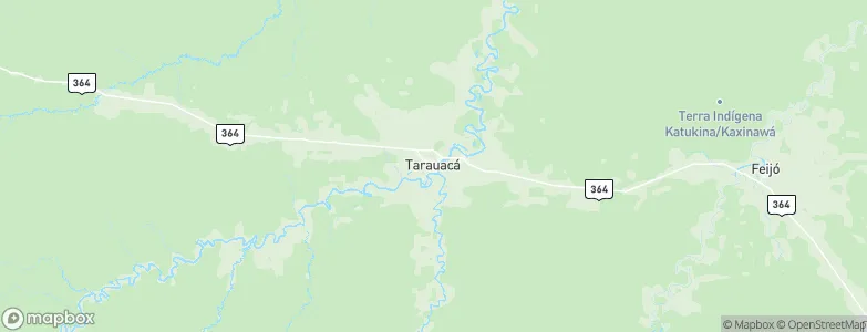 Tarauacá, Brazil Map