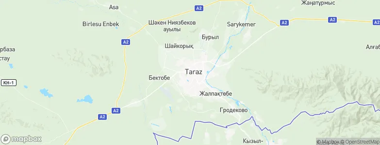 Taraz, Kazakhstan Map
